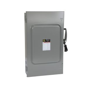 Interruptor de seguridad, 3 polos, 200 A. D324N Schneider Electric