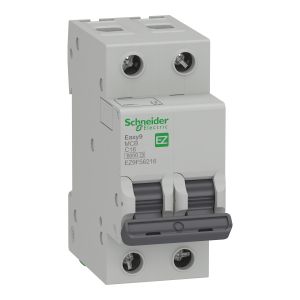 Interruptor termomagnético, 2 x 16 A, curva C. EZ9F56216 Schneider Electric