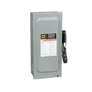Interruptor de seguridad, sin fusible, NEMA 1. HU361 Schneider Electric