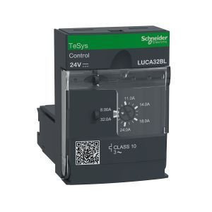 Unidad de control estándar, clase 10 - 8, 32 A, 24 V CD. LUCA32BL Schneider Electric