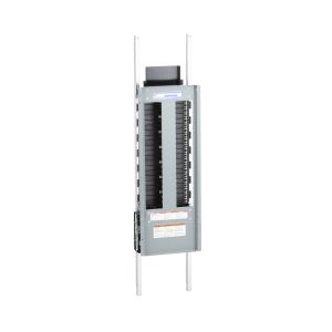 Interior del panel, NF, terminales principales, busbar de cobre. NF442L4C Schneider Electric