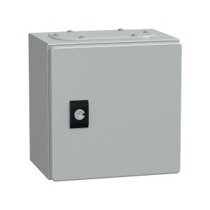 Puerta ciega sin placa de montaje, 200 x 200 x 150 mm, IP66. NSYCRN22150 Schneider Electric