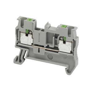 Bloque de terminales de paso, 2.5 mm², gris. NSYTRP22 Schneider Electric