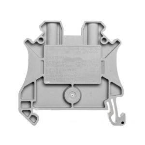 Bloque de terminales, 4 mm², 32 A, gris. NSYTRV42 Schneider Electric