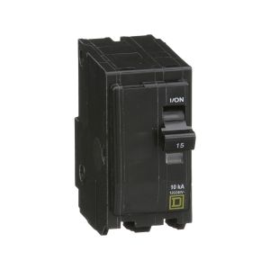 Pastilla Interruptor Termomagnético 2 Polos, 15A, QO215 Schneider Electric