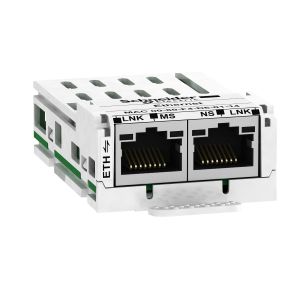 Módulo de comunicación Modbus TCP y Ethernet IP, 10 o 100 Mbps, 2 conectores RJ45. VW3A3616 Schneider Electric