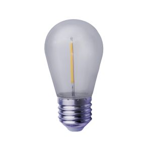 Foco miniatura S14 de LED, E26/E27, 1 W. S14LED1W127V2200K Tecnolite
