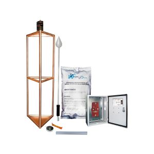Kit de pararrayos con protección efectiva en un radio de 300 metros. KDA05 Total Ground