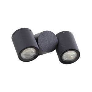 Lámpara de pared arbotante, dirigible, para exterior, 12 W, negro. 100H432MVN Tecnolite