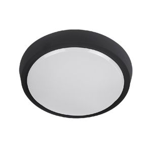 L&aacute;mpara plaf&oacute;n LED para interior, 3000 K, luz c&aacute;lida brillante, negro. 10PTLLED1010MV30N Tecnolite