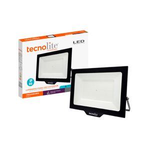 Reflector LED de exterior, 150 W, luz de día, negro. 150LQLEDM65MVN Tecnolite
