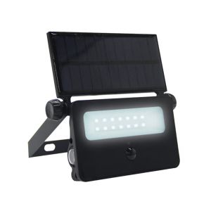L&aacute;mpara solar arbotante LED, 16 W, luz de d&iacute;a, con sensor de movimiento, IP65. 16SOLLED14VCD65N Tecnolite