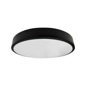 Lámpara plafón LED para interior, luz blanca ajustable, 24 W, negro. 24PTLLED1145CCMVN Tecnolite