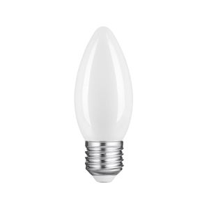 Foco vela LED, luz de día, base E27, 4.5 W. 4DEICLEDFF65VC90 Tecnolite