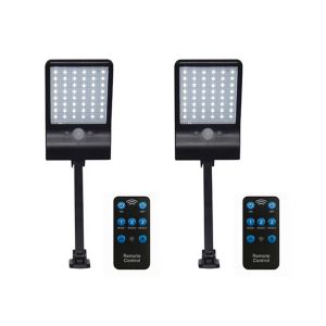 Paquete de 2 l&aacute;mparas solarares arbotantes LED, 4.5 W, luz de d&iacute;a, con sensor de movimiento. 4SOLLED16VCD65N2P Tecnolite