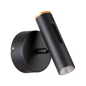 Lámpara de pared arbotante LED, 6 W, 3000 K, negro. 6LVCLED894MV30N Tecnolite