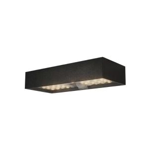 Lámpara solar arbotante LED, 6 W, sensor movimiento, negro. 6SOLLED30VCD65N Tecnolite