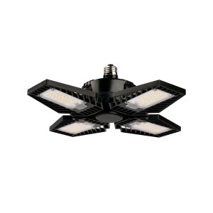 Foco LED tipo ventilador, con 4 paneles ajustables, luz de día, 6500 K, 80 W. 80LHBGLED65MVN Tecnolite