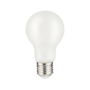 Foco LED A19, luz cálida brillante, 8 W, base E27, 3000 K. 8DA19LEDFF30VC90 Tecnolite
