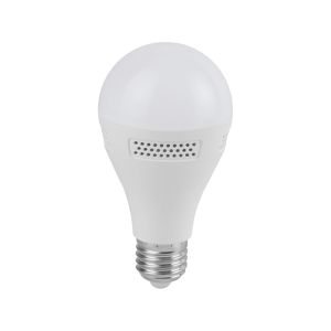 Foco LED A19 con bocina bluetooth, 3000 K, 9 W, blanco. A19SB-LED/001/30 Tecnolite