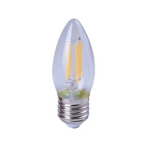Foco vela LED 4.5 W, luz cálida suave, 2700 K. EIC27D-LEDF00127F Tecnolite