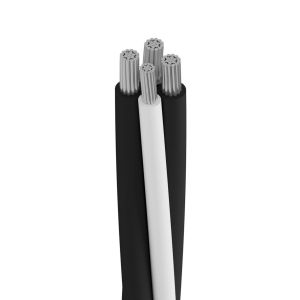 Cable XLP para distribución subterránea, tríplex, color negro, metro. XLP2X1/0+1X2AL60T Viakon