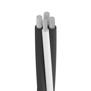 Cable XLP para distribución subterránea, dúplex, color negro, metro. XLP6(1+1)AL600VT Viakon