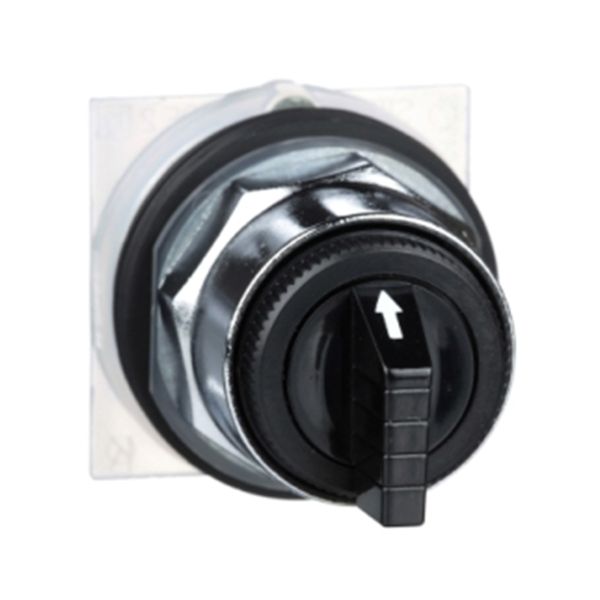 Selector 3 posiciones fijas, negro, 30mm. 9001KS43B Schneider Electric
