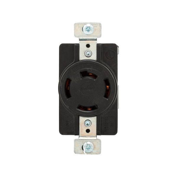 Contacto de bloqueo con empuñadura de seguridad, cableado posterior y lateral, 20 A. 7410B Arrow Hart
