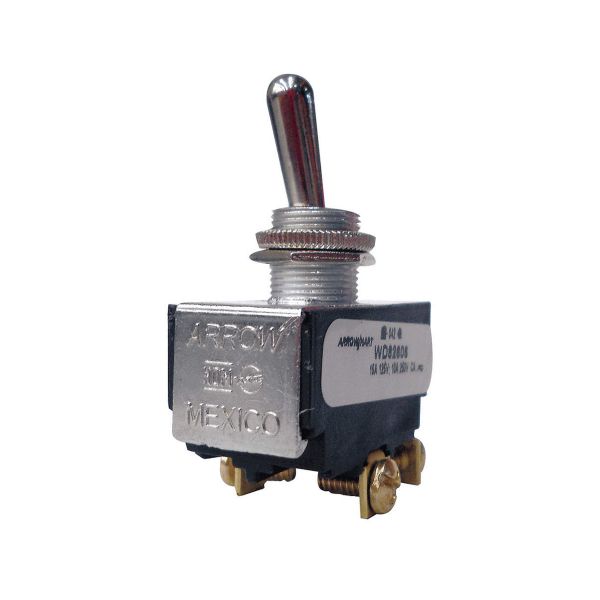 Interruptor de palanca para tablero, SI-NO, 4 tornillos. 82606 Arrow Hart