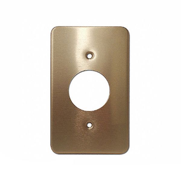 Placa para receptáculo sencillo, oro. 95091D Arrow Hart
