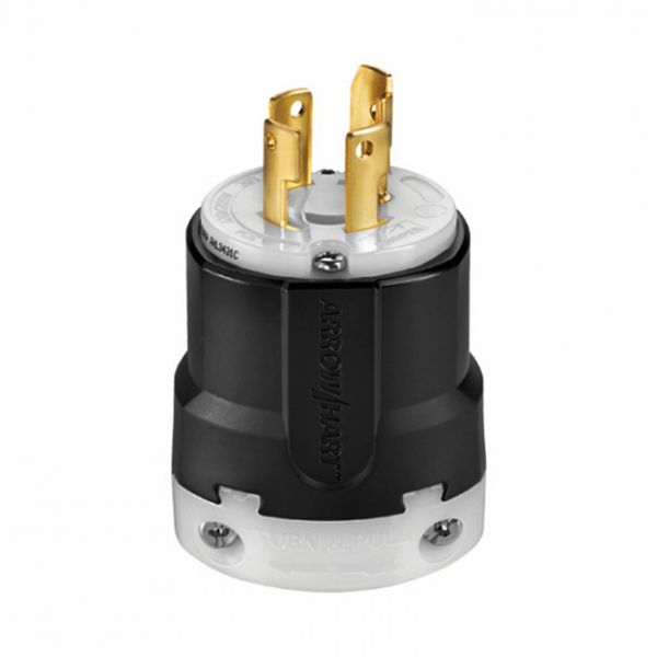 Clavija, 4 polos, 4 hilos, 30 A, 120/208 V, Cel. AH3431N Arrow Hart