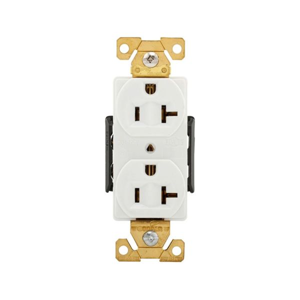 Receptáculo dúplex 20 A, 125 V, blanco. AH5362W Arrow Hart
