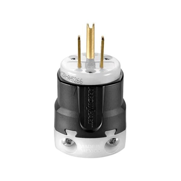 Clavija recta de uso rudo, 2 polos, 15 A, 250 V. AH5666 Arrow Hart