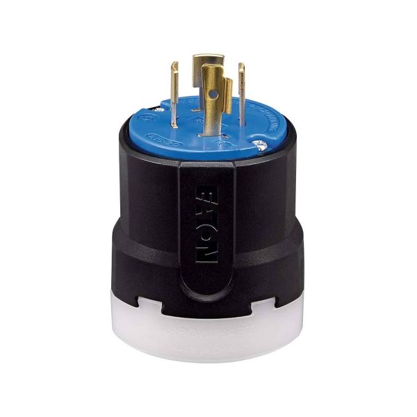 Clavija ultraGrip media vuelta, 20 A, 3 polos, nylon. AHCL1520P Arrow Hart