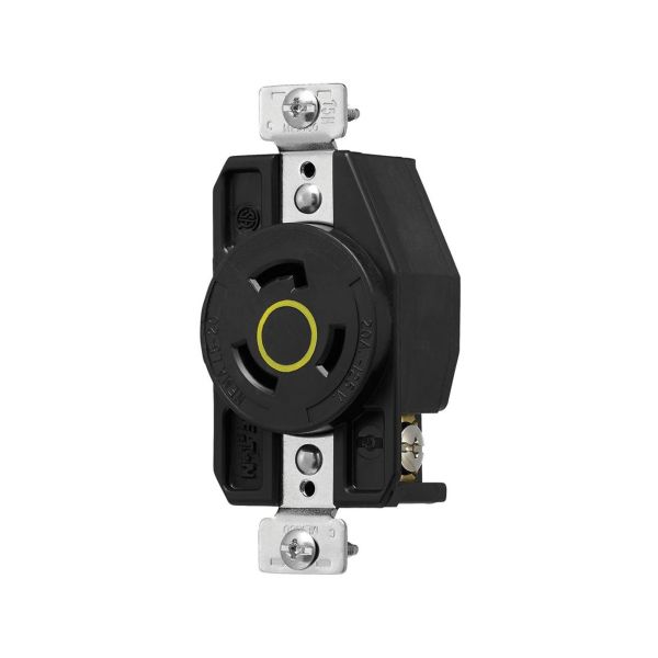 Receptáculo media vuelta ultraGrip, 20 A, 2 polos, NEMA L5-20. AHCL520R Arrow Hart