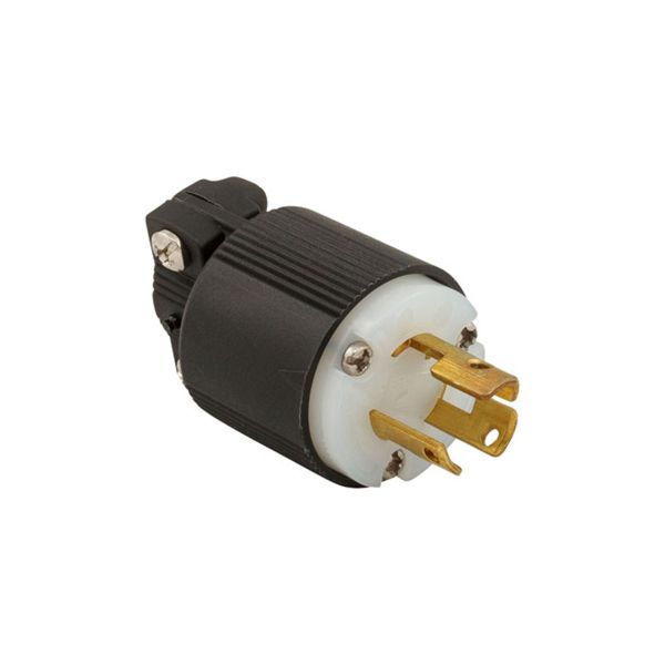 Clavija negro de media vuelta, 2 polos, 15 A. CWL515P Arrow Hart 