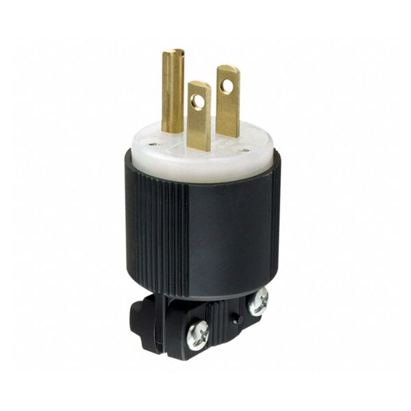 Clavija de entrada recta, 2 polos, 15 A. WD5266-M Arrow Hart 