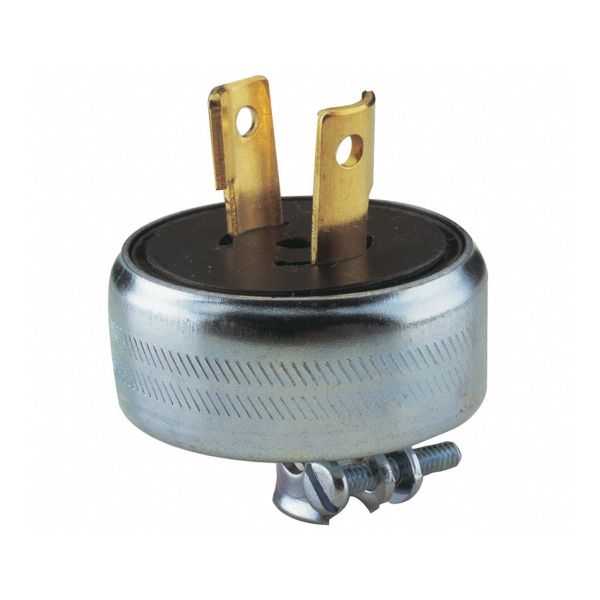 Clavija de baquelita de media vuelta, 2 polos, 20 A. WD7102 Arrow Hart 