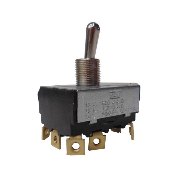 Interruptor de palanca para tablero, SI-NO-SI, 9 tornillos. WD82614 Arrow Hart