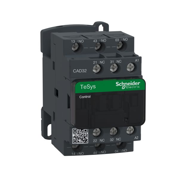 Relevador de control, 3 NA + 2 NC. CAD32M7 Schneider Electric