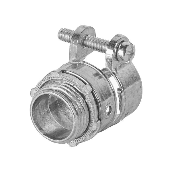 Conector recto tipo compresión, 1-1/4", acero. 2711 Crouse Hinds