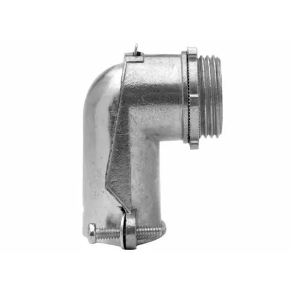 Conector tipo compresión, ángulo de 90°, 1-1/2", acero. 2741 Crouse Hinds