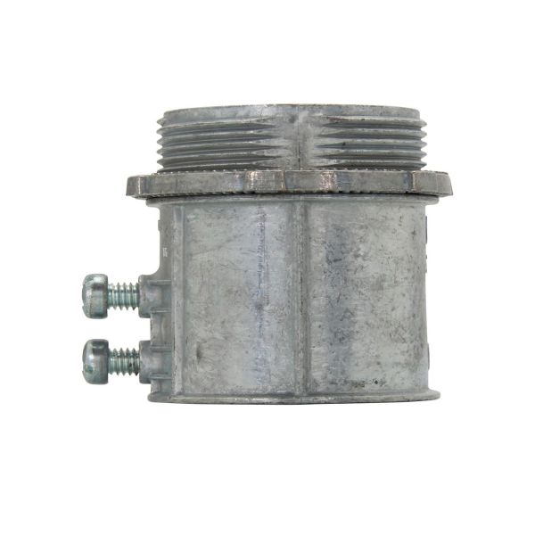 Conector recto de tornillo de fijación, 2", con dos tornillos de apriete, sin rosca. 455DC Crouse Hinds