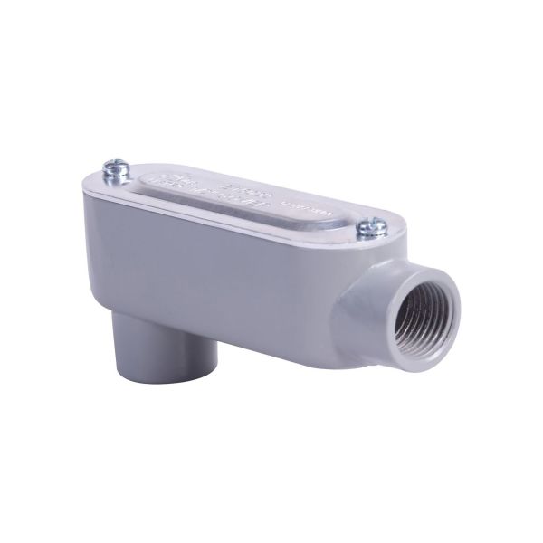Condulet LB serie 3 de 1-1/2", aluminio. LB-53 Crouse Hinds