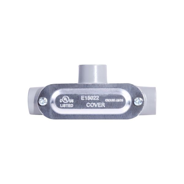 Condulet T serie 3 de 3/4", aluminio. T-23 Crouse Hinds