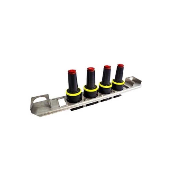 Caja derivadora, 4 vías, 15 kV, 200 A. 15-LJ200F4SS Chardon