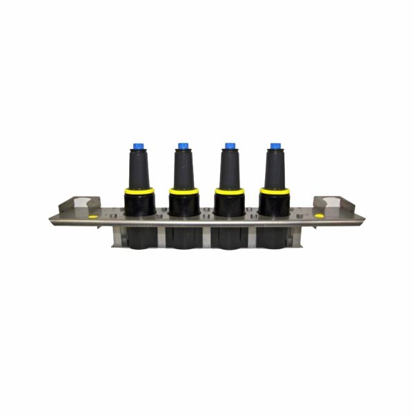 Caja derivadora, 4 vías, 25 kV, 200A. 25-LJ200F4SS Chardon