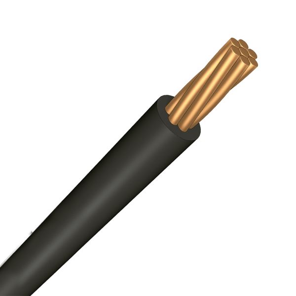 Cable THW-LS calibre 12, negro, metro. CTHW-12TN Condulac