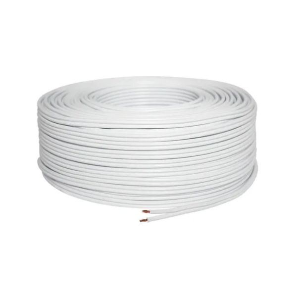 Cable POT dúplex, calibre 18, blanco, carrete de 1000 mts. SPT-18CB Condulac